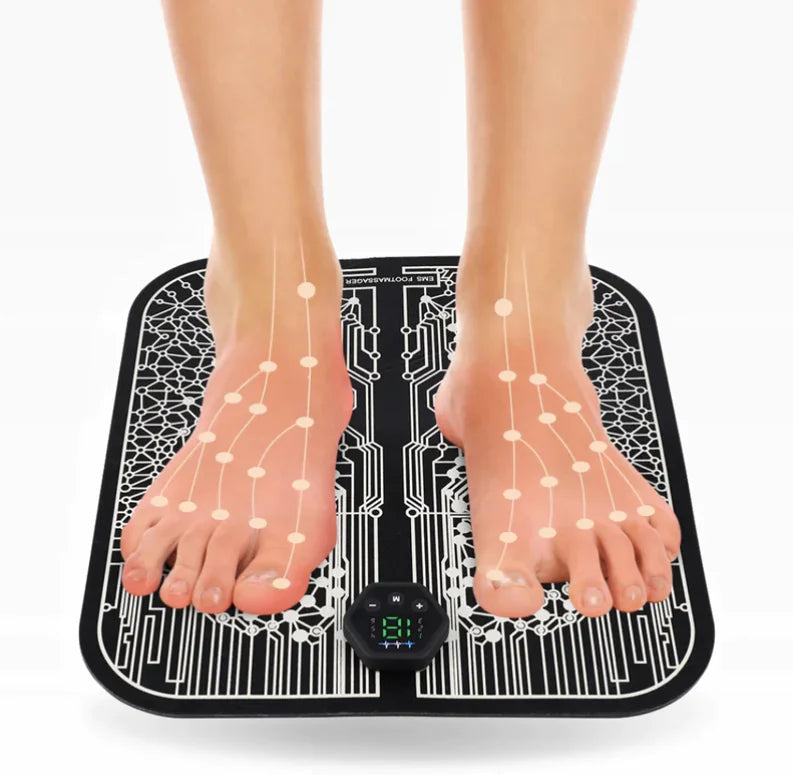 EMS Neuropathy Foot and Body Massage Mat – Electric Muscle Stimulation, Pain Relief