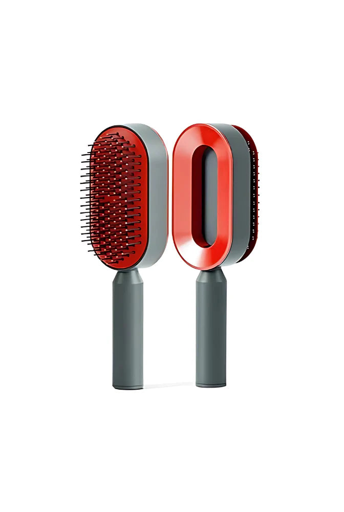 Self-Cleaning Pet Hair Brush – One-Click Clean, Soft Bristles for Dogs and Cats