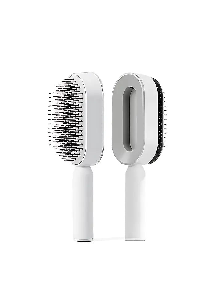Self-Cleaning Pet Hair Brush – One-Click Clean, Soft Bristles for Dogs and Cats