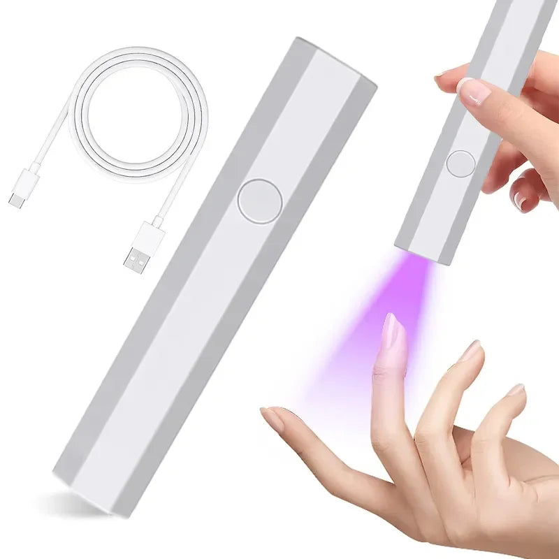 Mini UV LED Nail Lamp – Portable, Fast Curing, for Gel Nails at Home